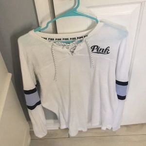 Long sleeve Victoria secret pink shirt
